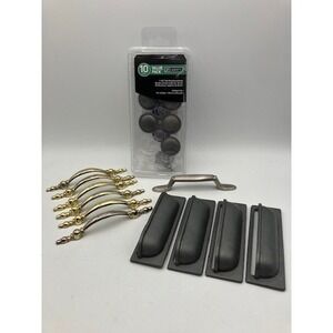Cabinet Door Handles Knobs Pulls Drawer Hardware‎ Variety Lot Gold Nickel Black